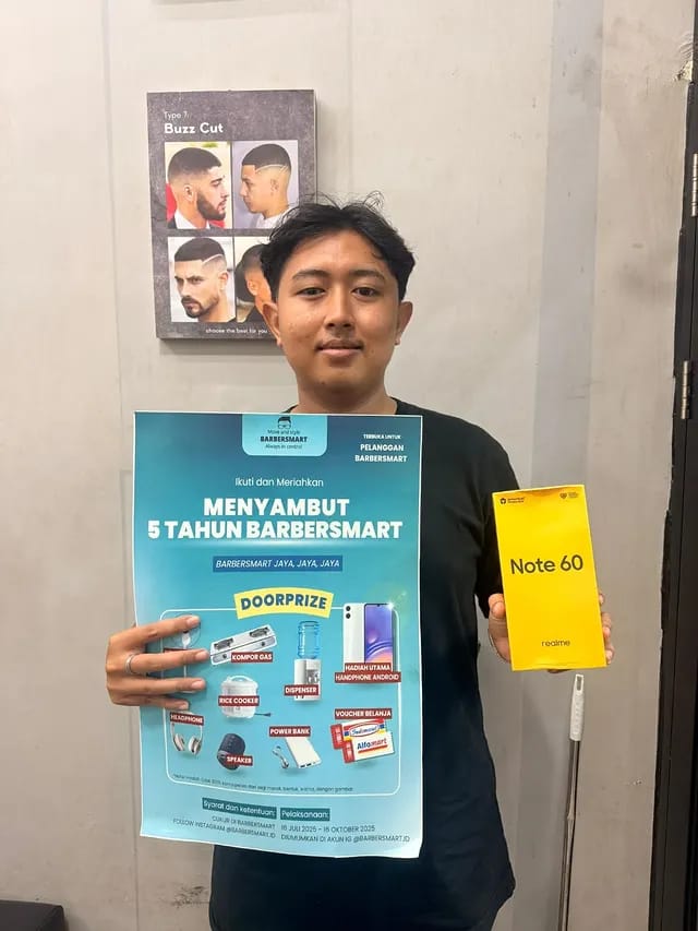 5 Tahun BarberSmart